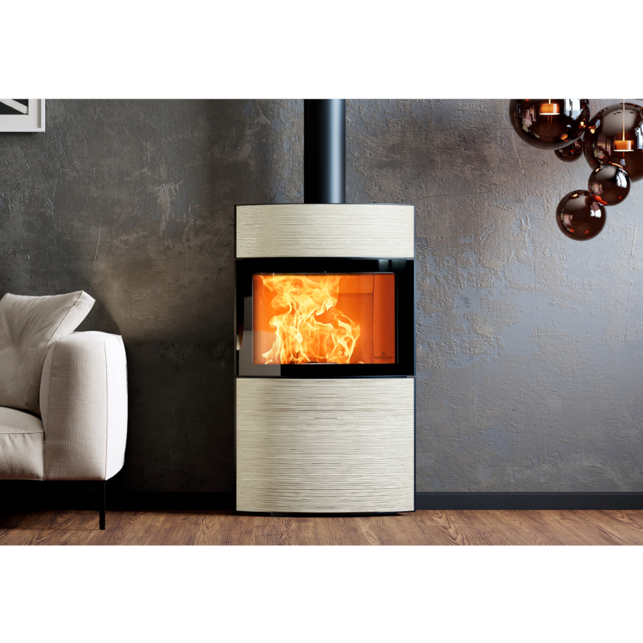 Fynn Xtra 2.0 Rille Mondstein Keramik Speicherofen 6kW RLU