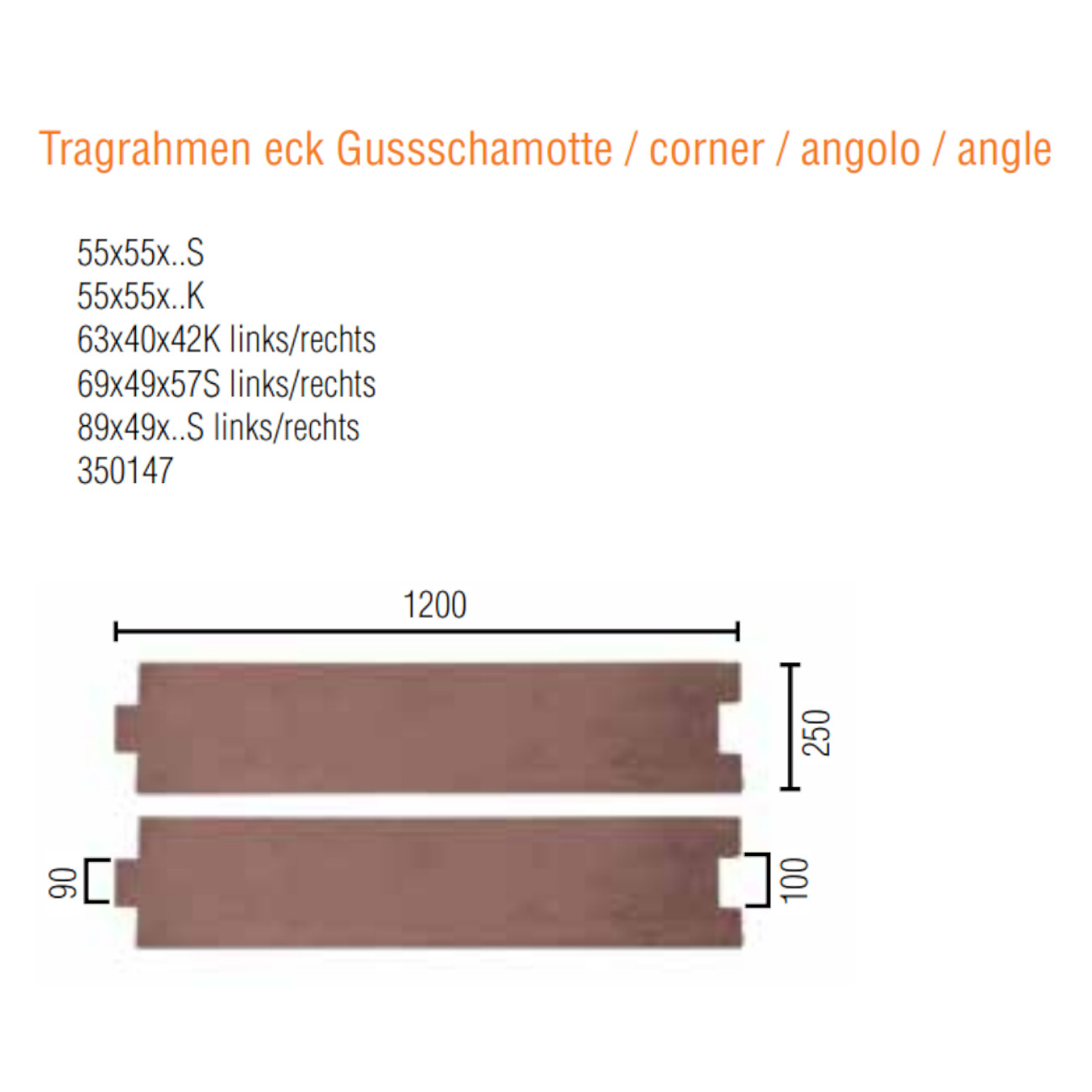 schamotte-eck-tragrahmen