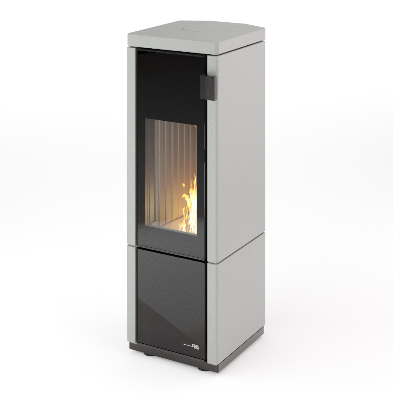 Conte Mini Eck Natur Thermotte Speicher Kaminofen 5KW RLU Conte Mini Eck Natur Thermotte Speicher Kaminofen 5KW RLU