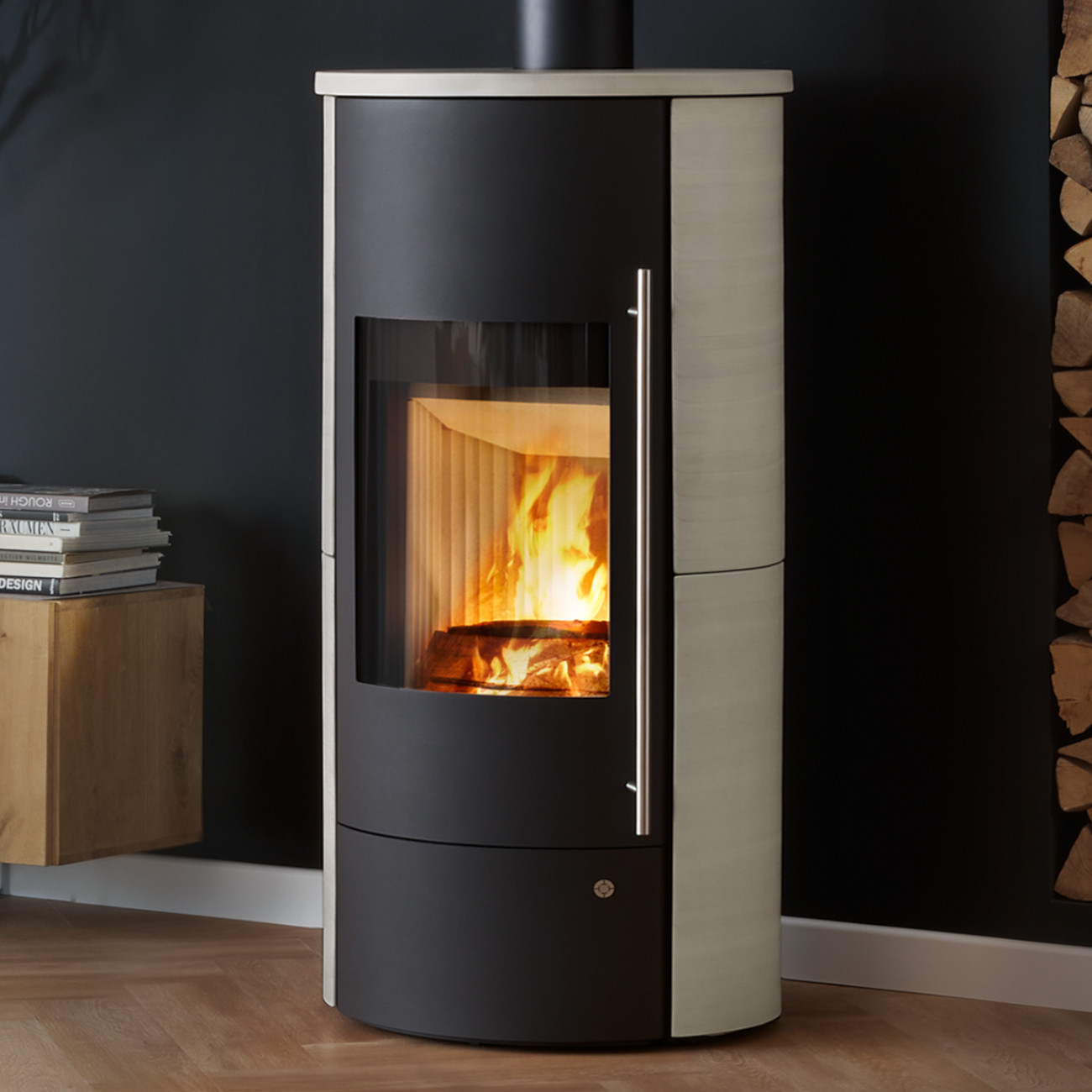 Lombok Powersystem Caffe Freddo Keramik Kaminofen 6kW RLU