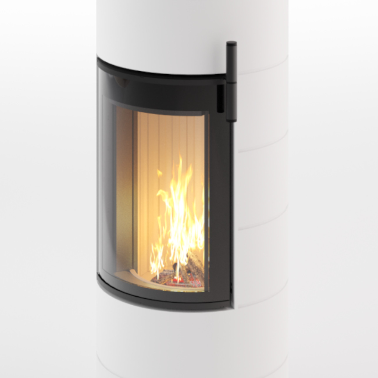 Titan Midi Weiß Kaminofen 6KW RLU