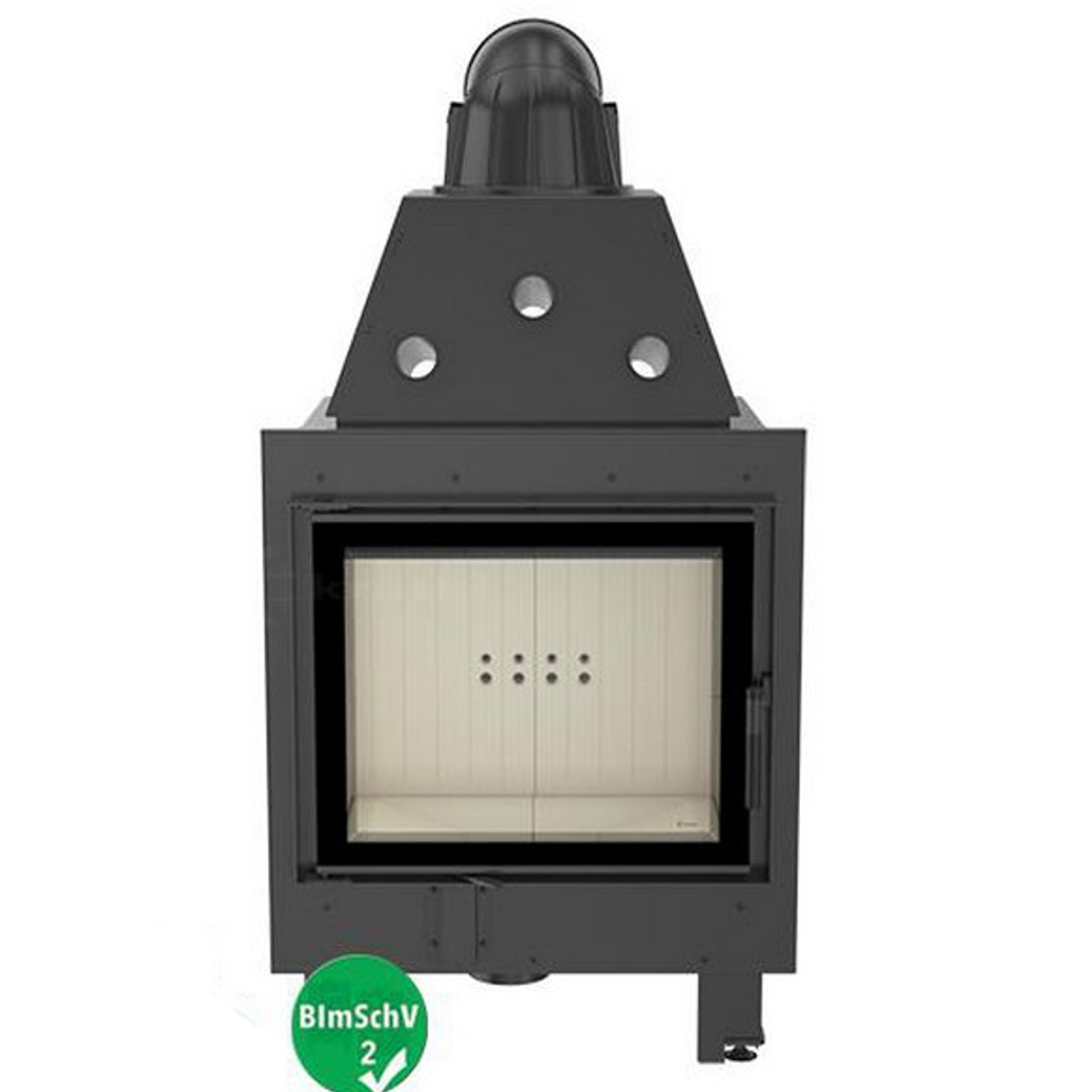 kratki_mbz_gerade_front MBZ13 Warmluft Kamineinsatz 13kW