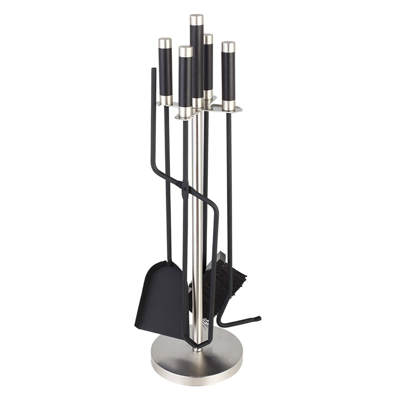 termatech_kaminbesteck_11 Kaminbesteck 11 Schwarz aus Edelstahl