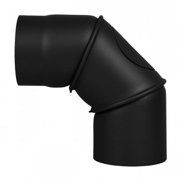 13-BV90R-B-B3 Bogen 90° mit Reinigungsverschluß stufenlos verstellbar 180 mm Ø