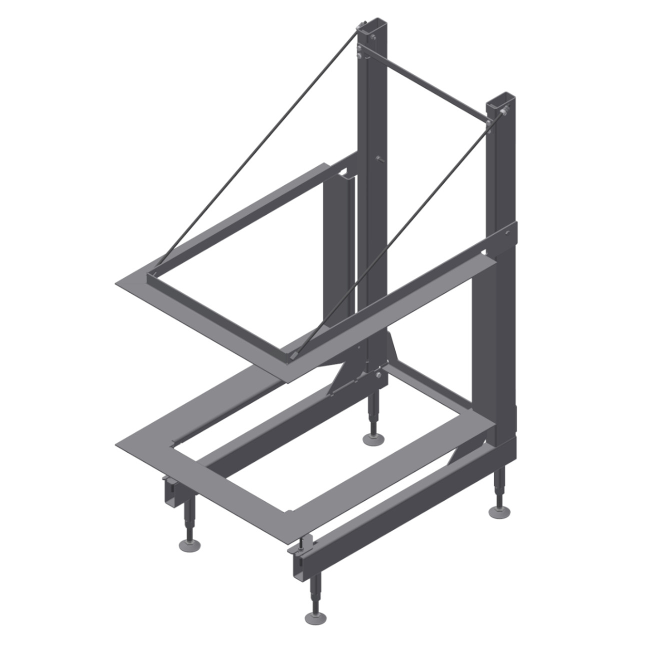 selbststehender-tragrahmen-bledrahmen-hajduk-1 Selbststehender Tragrahmen mit Blendrahmen für Hajduk Kamineinsätze