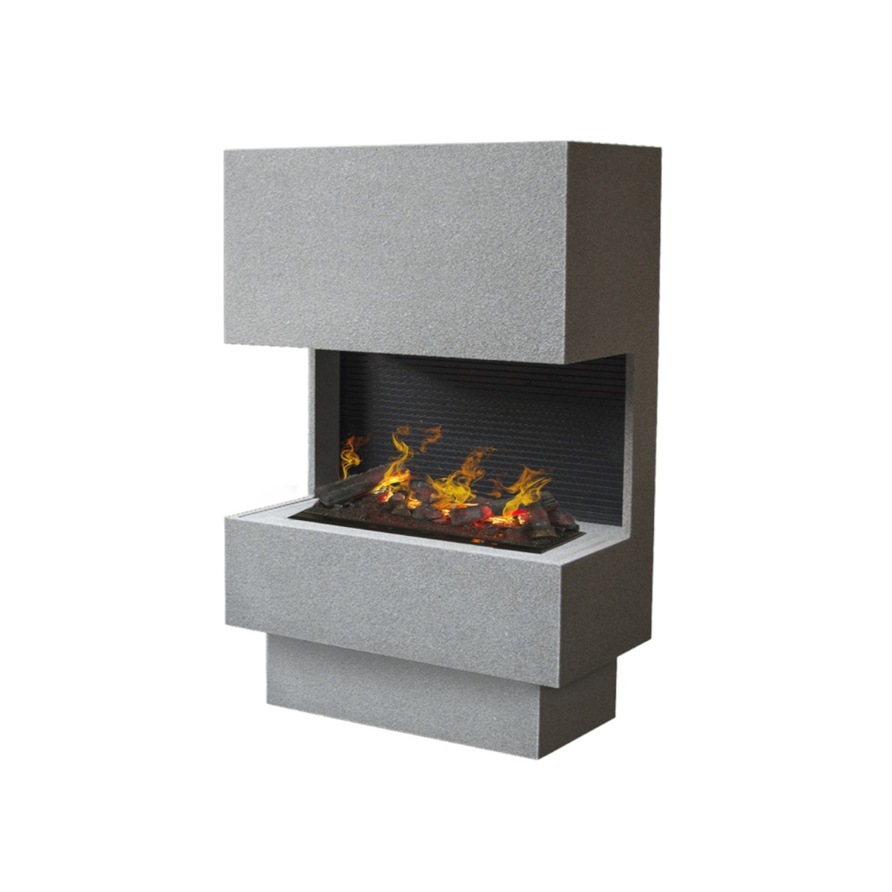 Nuoro Concrete Look Opti-Myst Wasserdampf Kamin