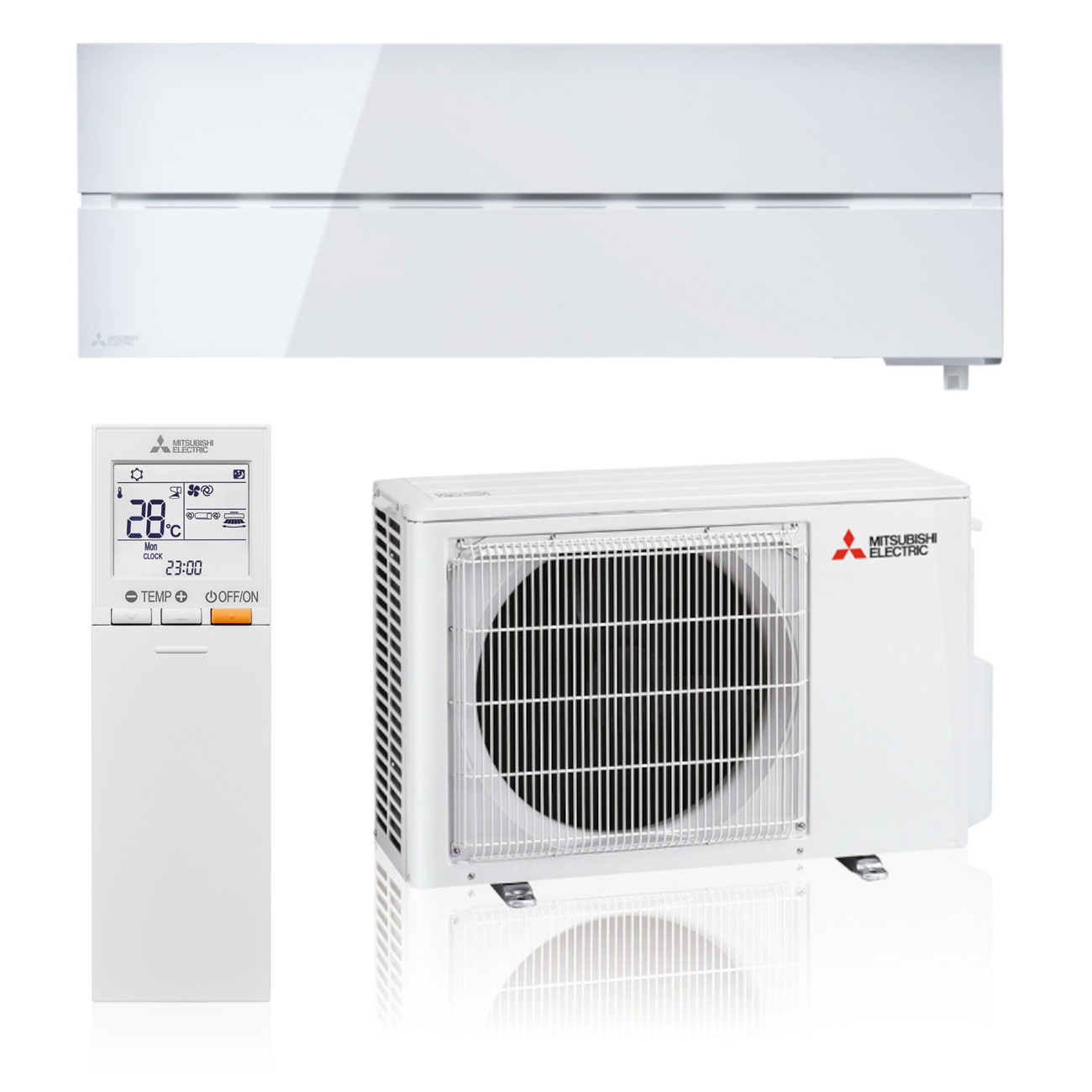 Diamond Natural White 2,5 kW Klimaanlage Mitsubishi Electric Diamond Natural White 2,5 kW Klimaanlage Mitsubishi Electric
