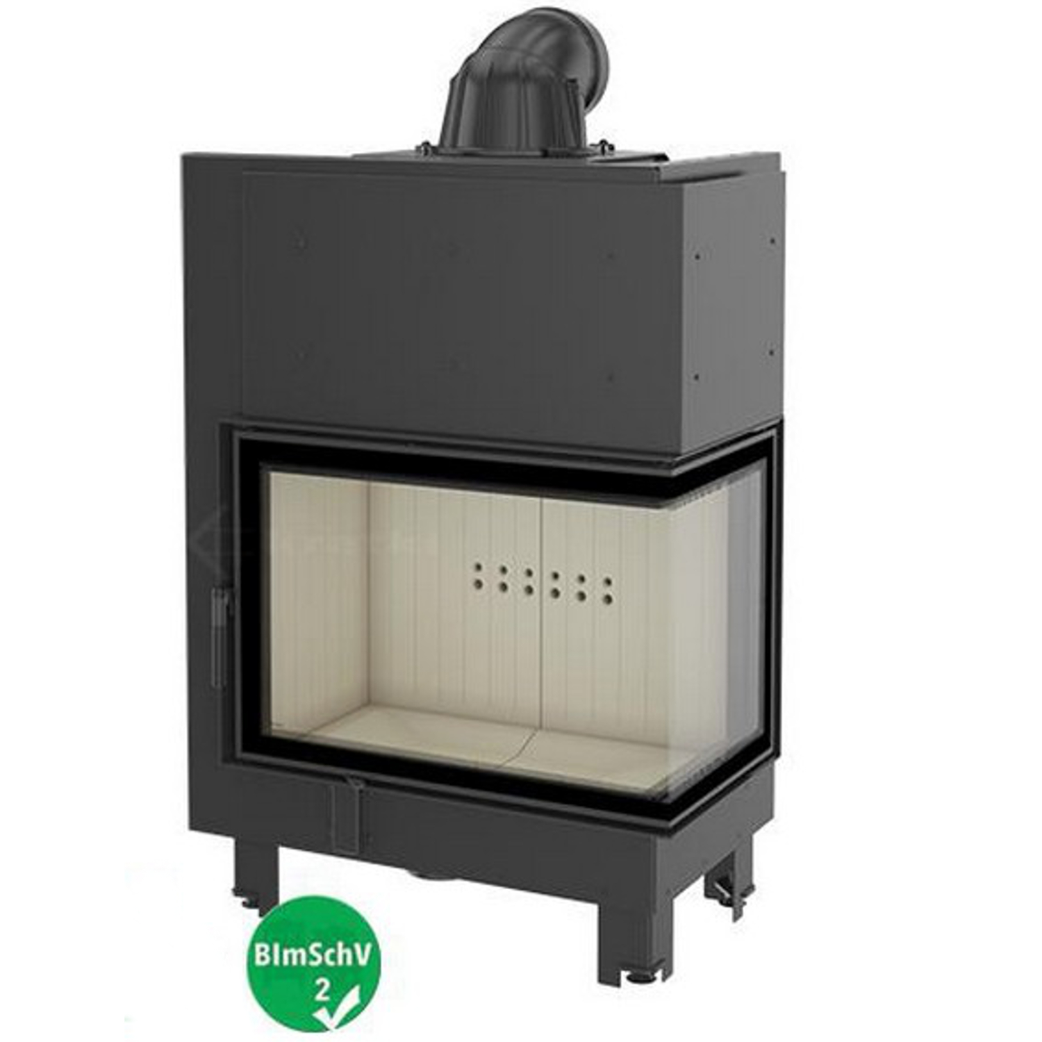 kratki_mba_rechts_tit MBA17 Warmluft-Eckkamineinsatz 17kW Rechtsverglast