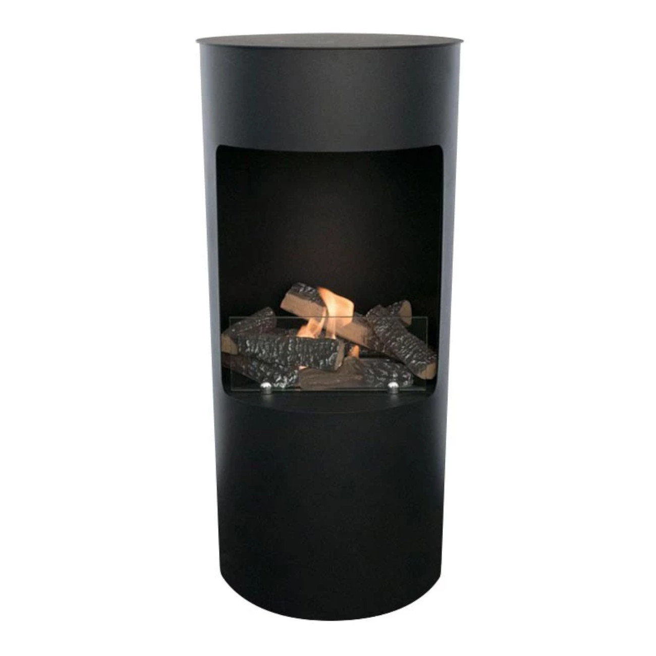 Montgomery Runder Ethanolofen Schwarz