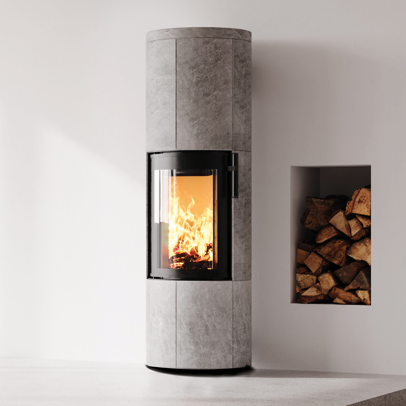 Solitherm Speckstein Speicher-Kaminofen 6kW RLU