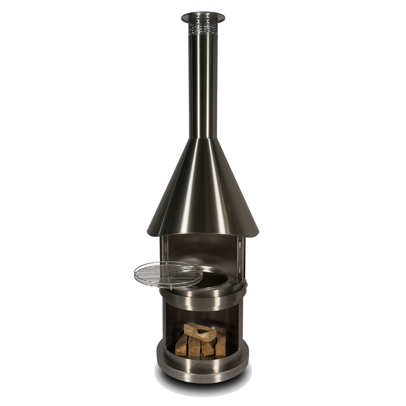 Firestar DN700 Mesh Edelstahl gebürstet Gartenkamin Grill Holzkohlegrill Firestar DN700 Mesh Edelstahl gebürstet Gartenkamin Grill Holzkohlegrill