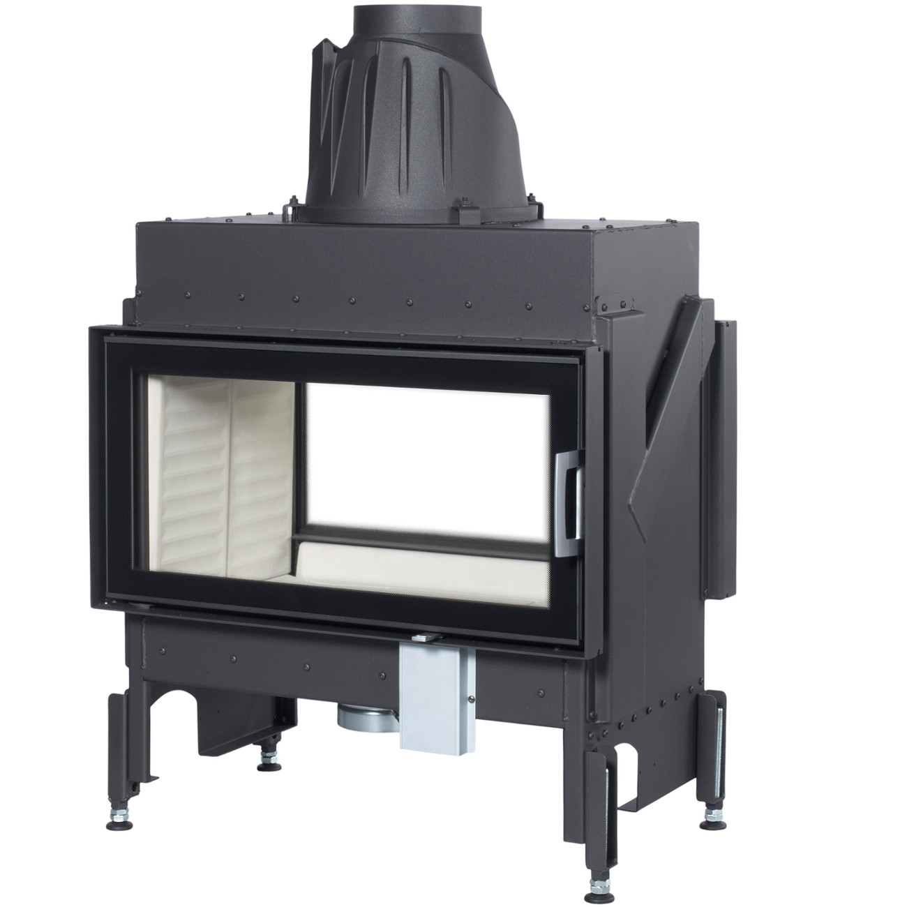 75x39K_II-tit Tunnel Kamineinsatz 75x39KII 2.0 10kW DIBt