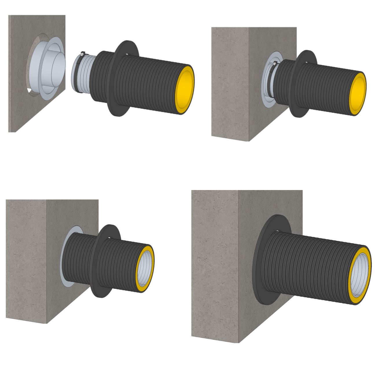 verbrennungsluftstutzen