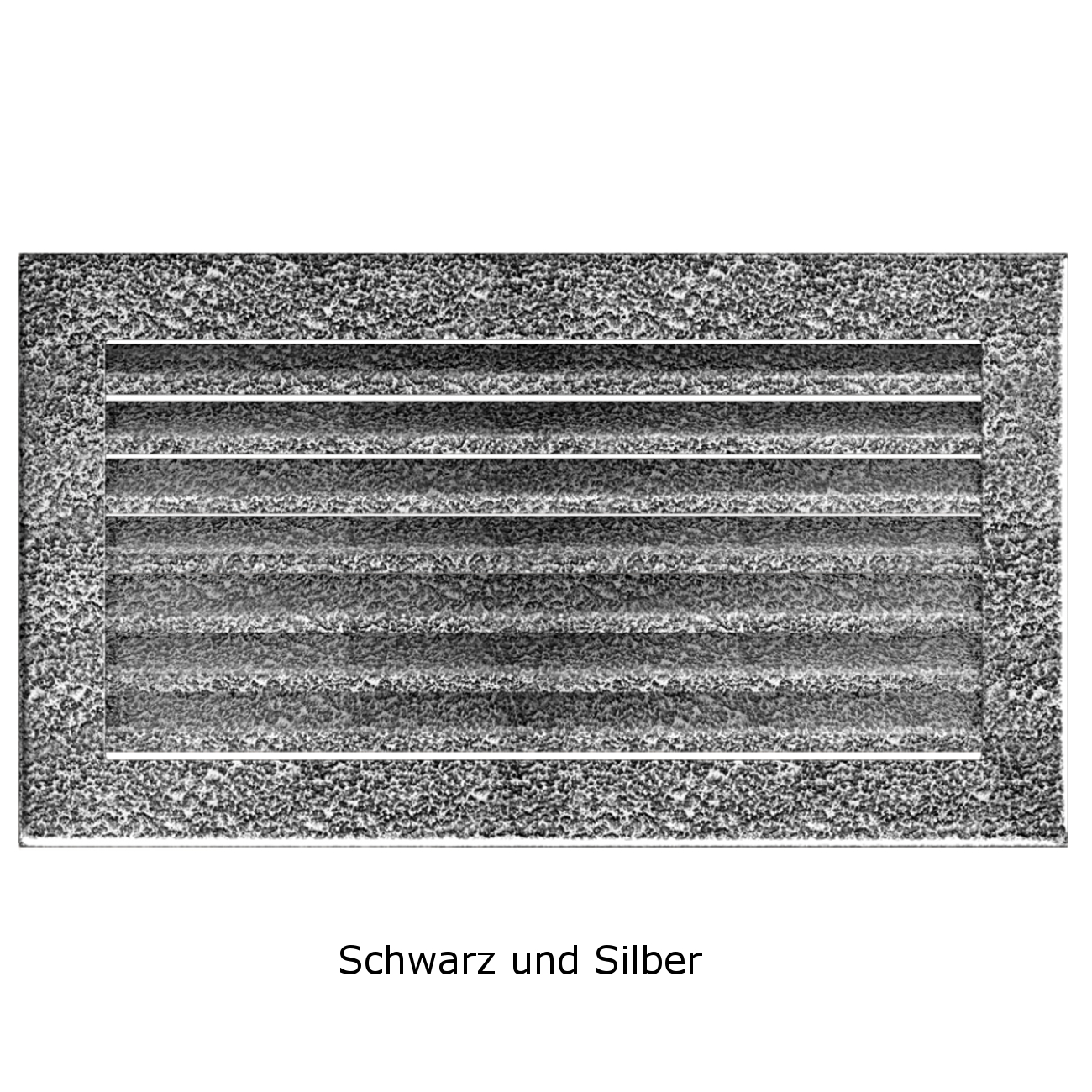 Lüftungsgitter FRESH Schwarz Silber in verschiedenen Größen Lüftungsgitter FRESH Schwarz Silber in verschiedenen Größen