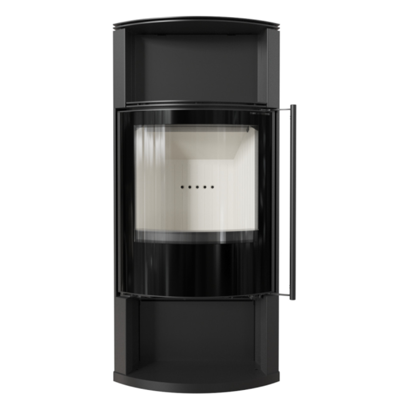 tofa-kaminofen-holzofen-web1 Tofa Kaminofen 8kW Schwarz mit Teefach