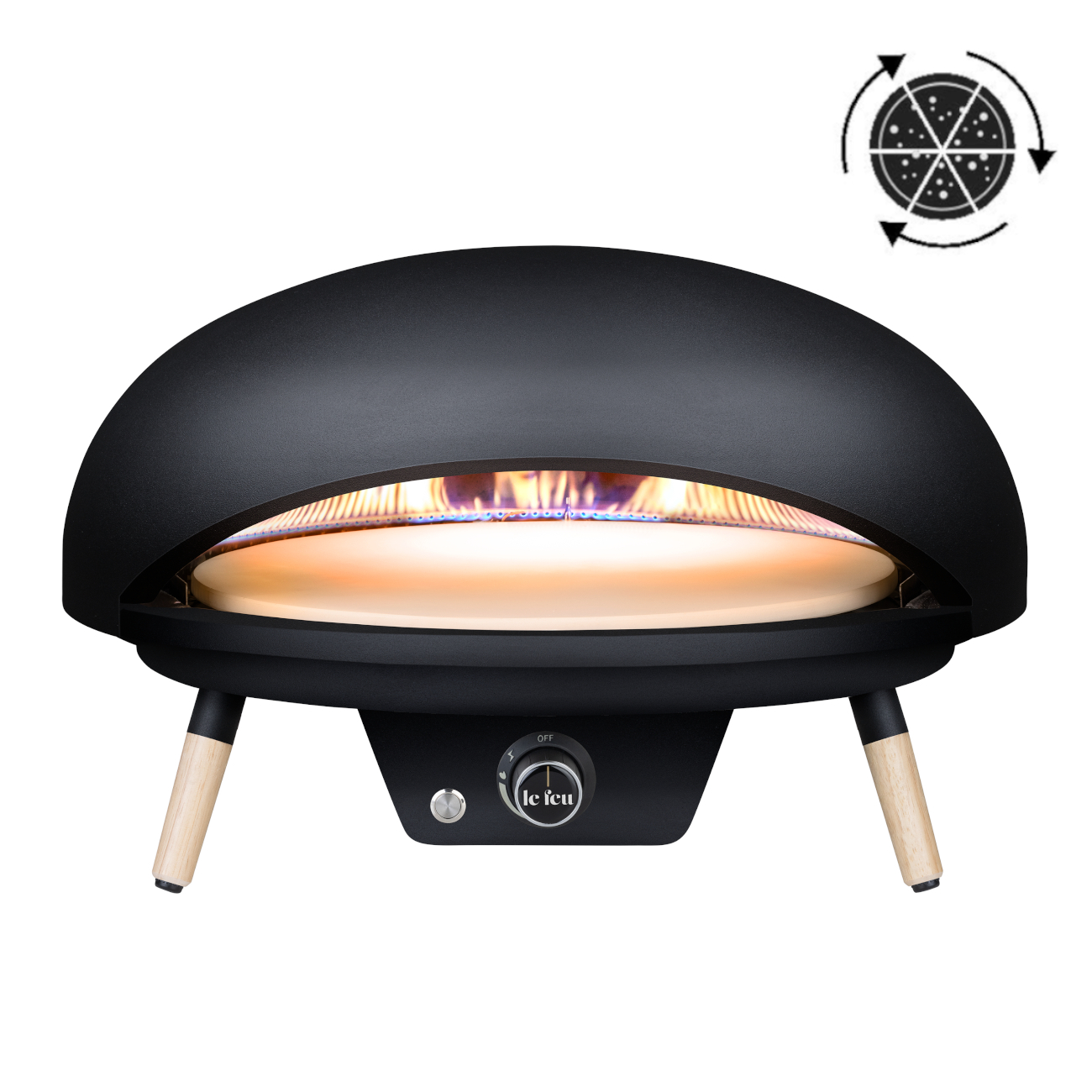 Le Feu Turtle Motion 3.1 Gas Pizzaofen mit rotierendem Pizzastein