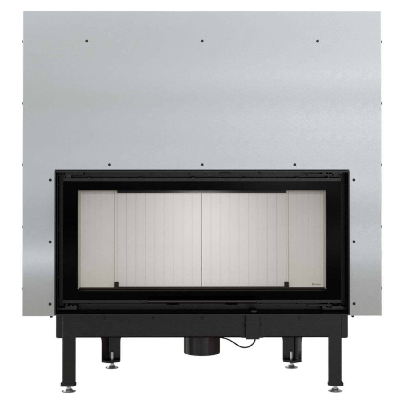 kratki_nadia_14_front_hebetuer Nadia 14 Warmluft-Kamineinsatz 14kW mit Hebetür