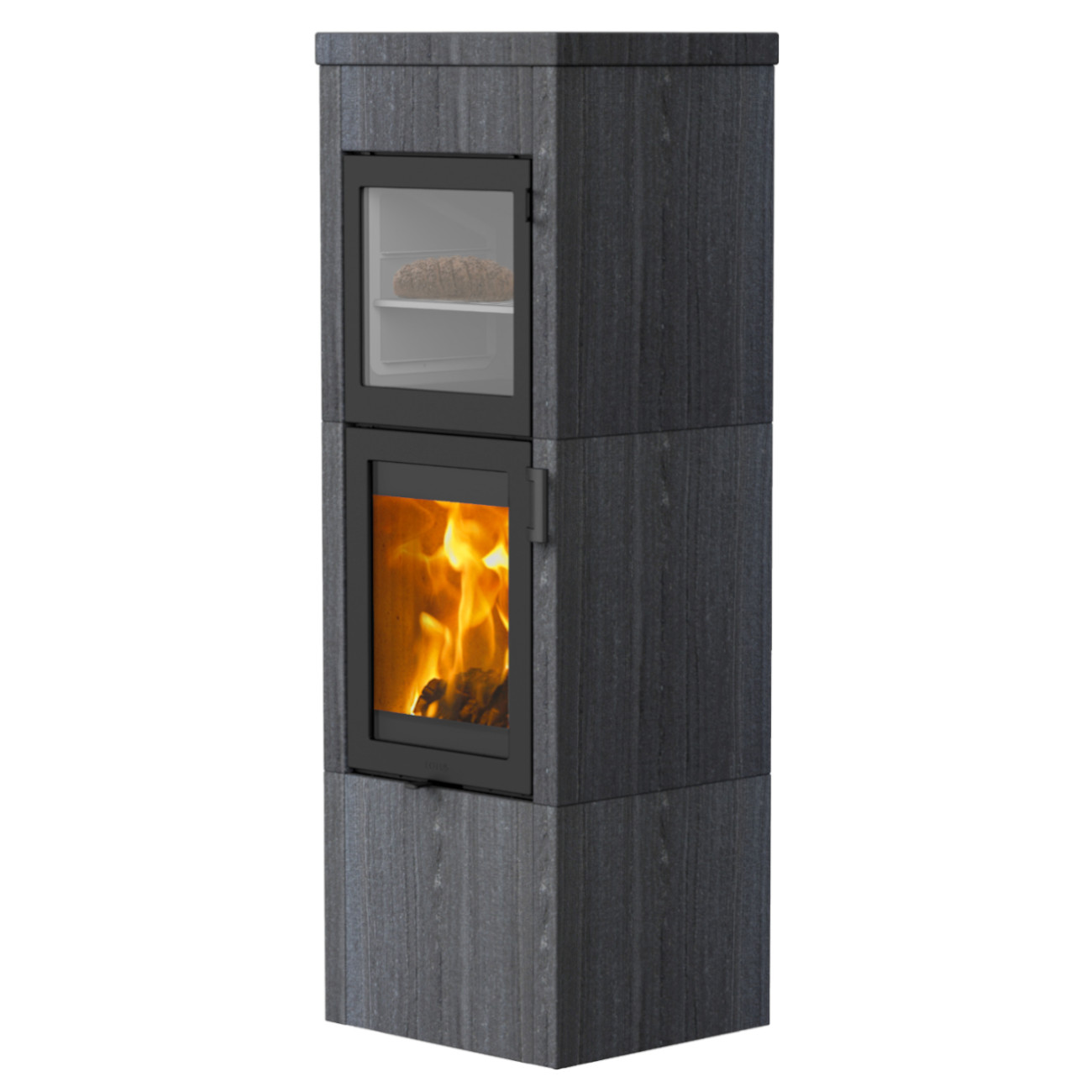 qm40-indian-kaminofen-backfach-web1 QM40 Indian Night Kaminofen mit Warmhaltefach 6kW