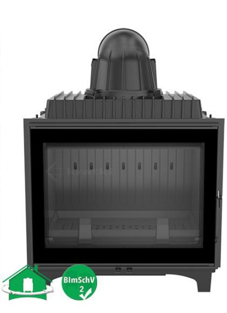 kratki_franek_12_front Franek 12 Warmluft Gusseisener Kamineinsatz 12kW