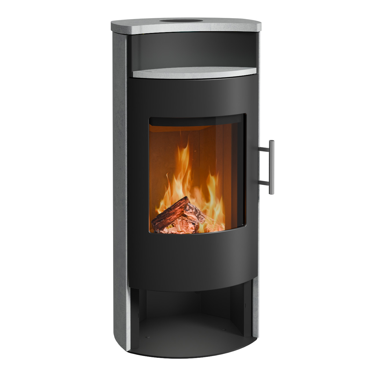 Aries Serpentino Kaminofen Schwarz 6kW