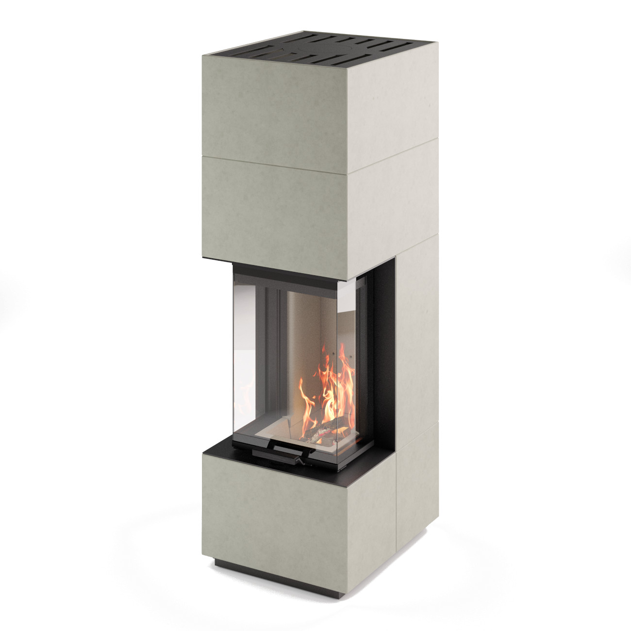 KL1000 Beton Systemkamin Kaminbausatz 6kW