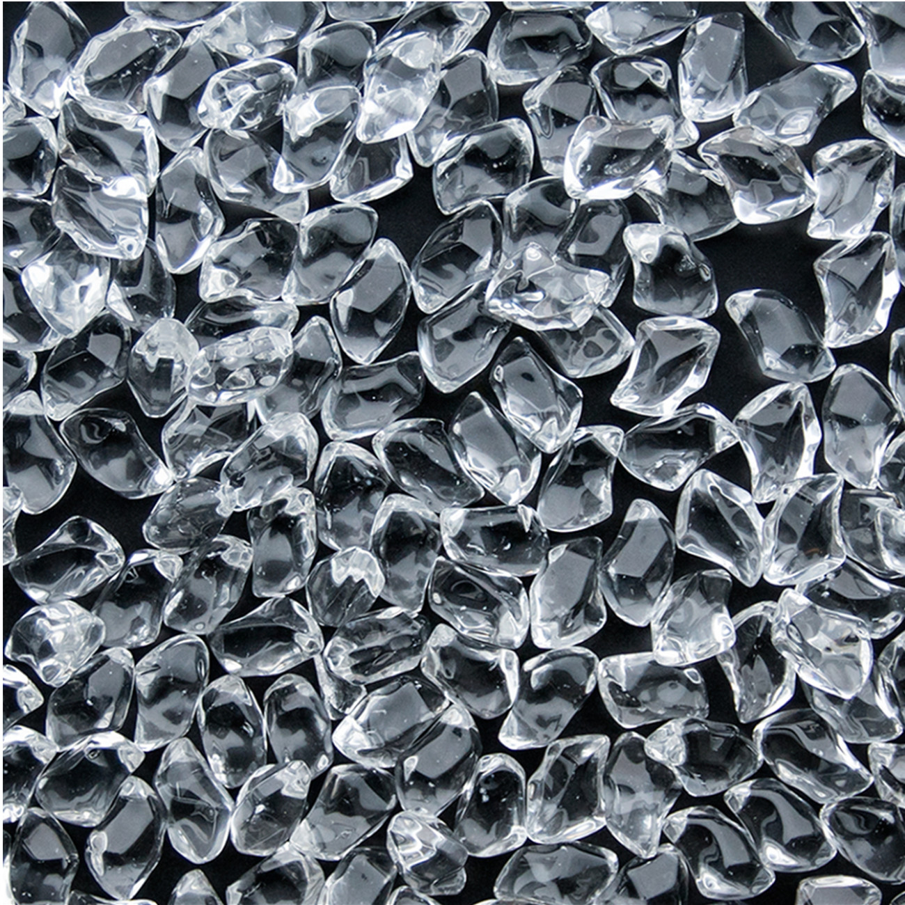 Crystal Transparent - Dekorative Glassteine für Bio-/Ethanol-/Gaskamine