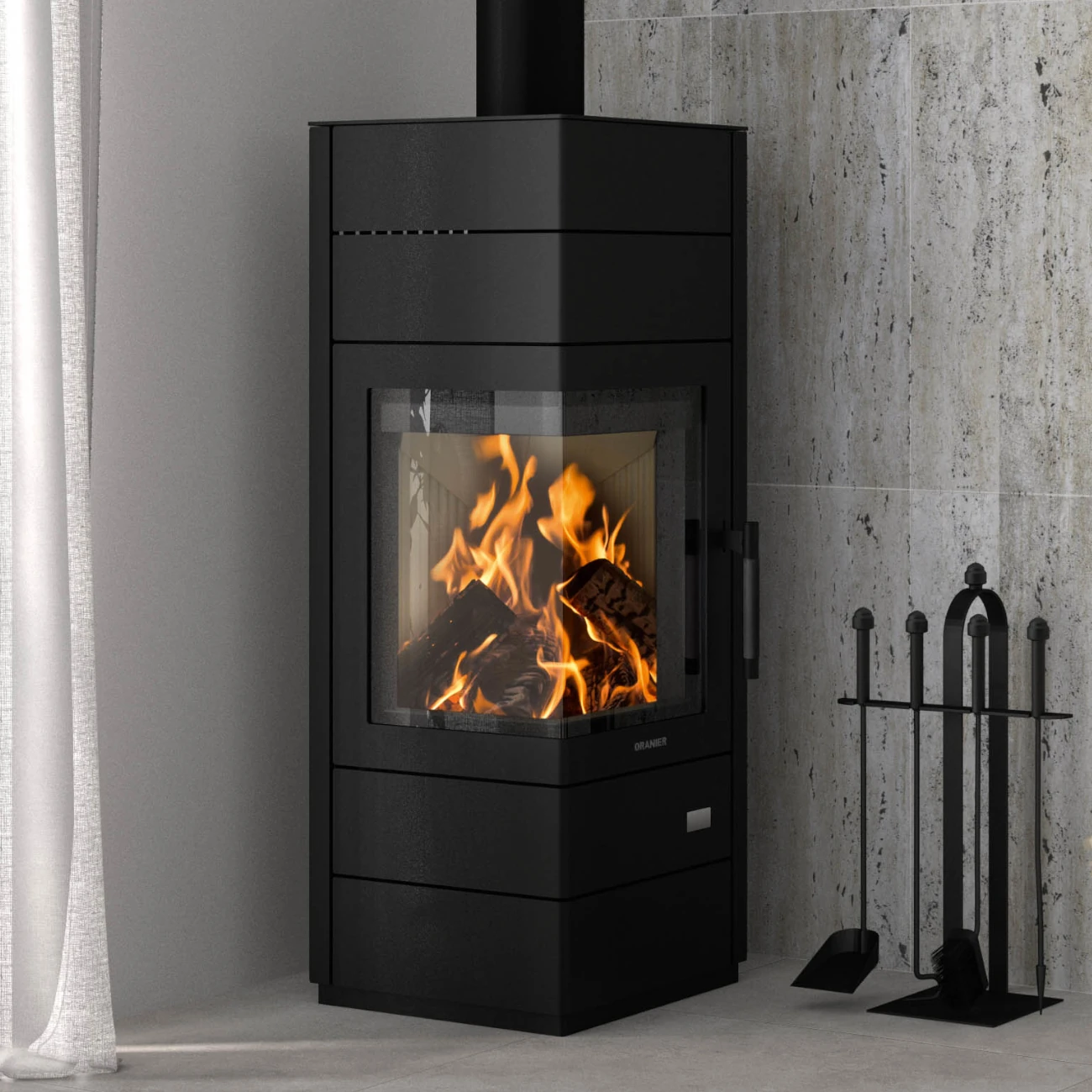 Mondego W+ Eck-Kaminofen 7kW