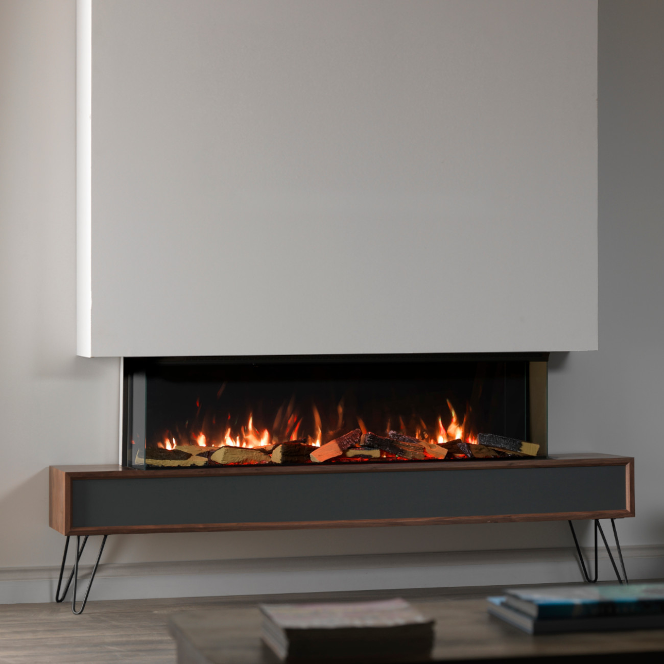 Trimline 150E Solus 3D-LED-Flammen 4in1 Elektrokamin Trimline 150E Solus 3D-LED-Flammen 4in1 Elektrokamin