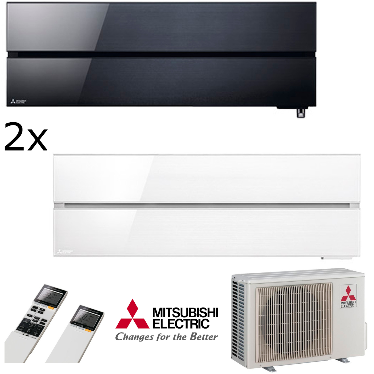 mitsubishi_multisplit_diamond_2 MultiSplit Klimaanlage Diamond 1+2 KW Kühlen