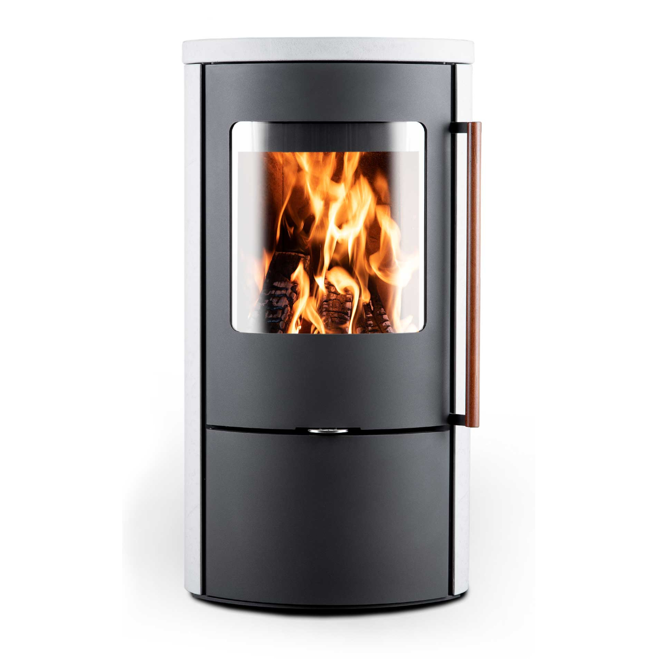 Carino White Mountain Speicher-Keramik Kaminofen 5kW