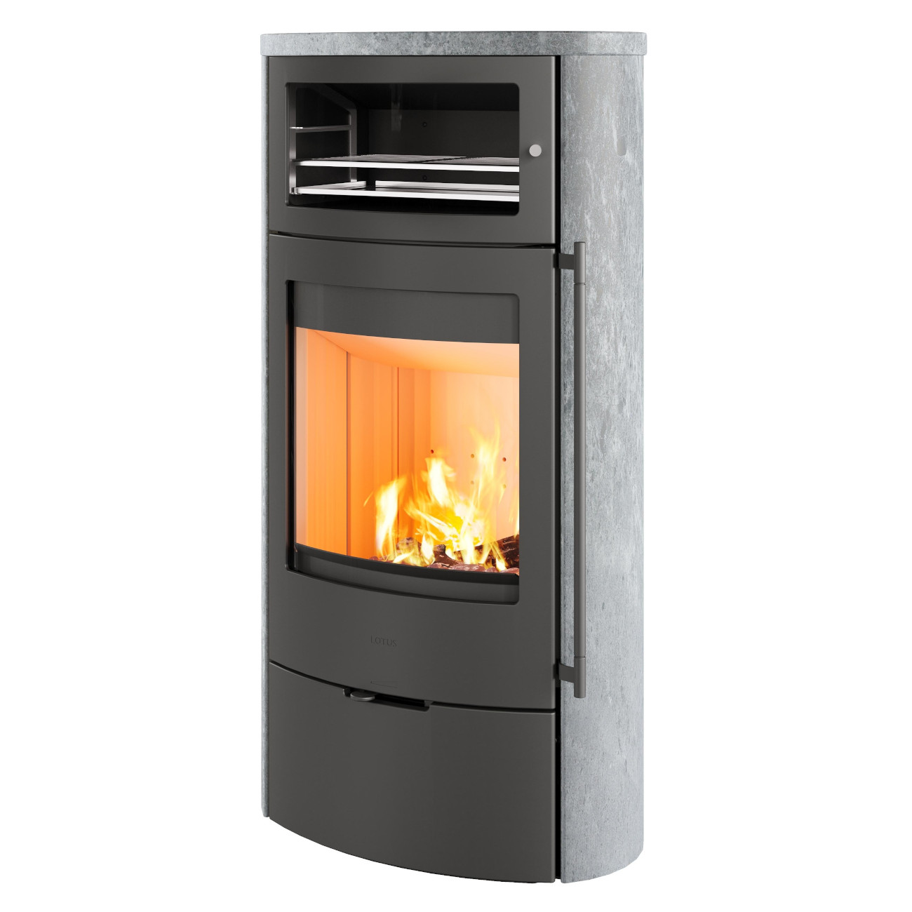 Jubilee 35 Speckstein 7kW Kaminofen mit Backfach