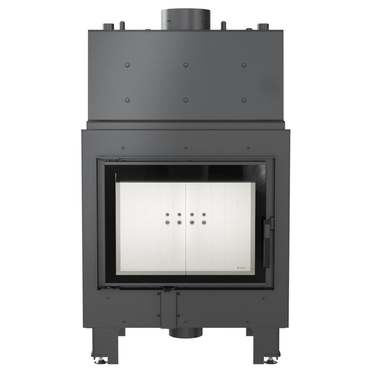 mbm-10-wasser-vorne MBM10 Wassergeführter Kamineinsatz 12kW