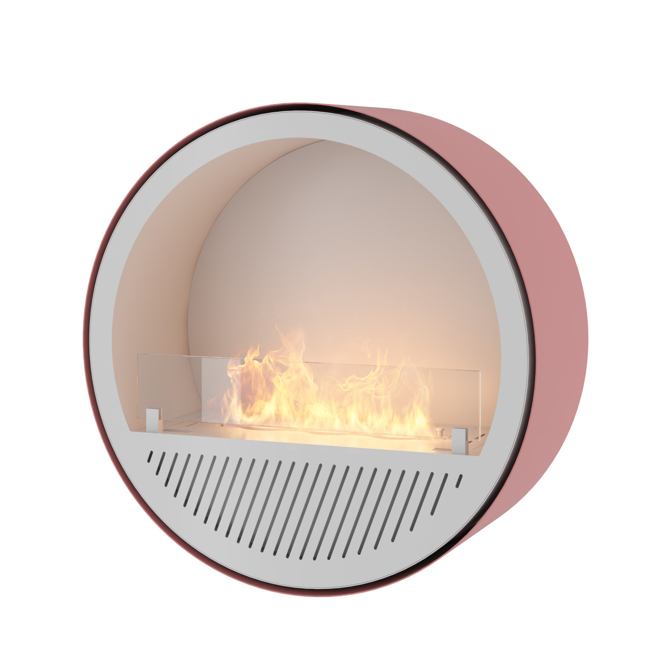 Incyrcle Slim Line Wall Rosa Weiß Wand Ethanol Kamin Incyrcle Slim Line Wall Rosa Weiß Wand Ethanol Kamin