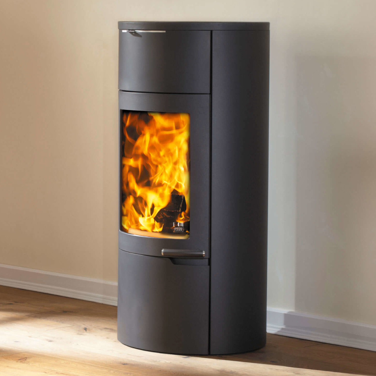 Uno Xtra Speicher-Kaminofen 7kW Gussgrau RLU