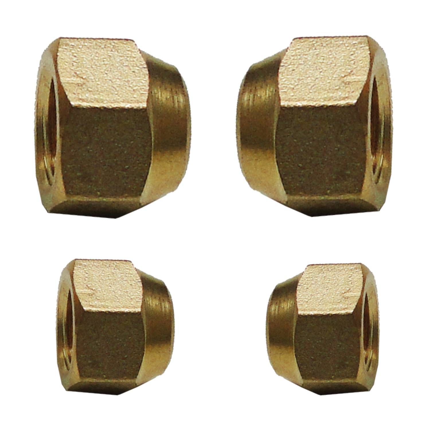 Bördelmuttern satz 4 Stück - 2x 3/8" + 2x 5/8"