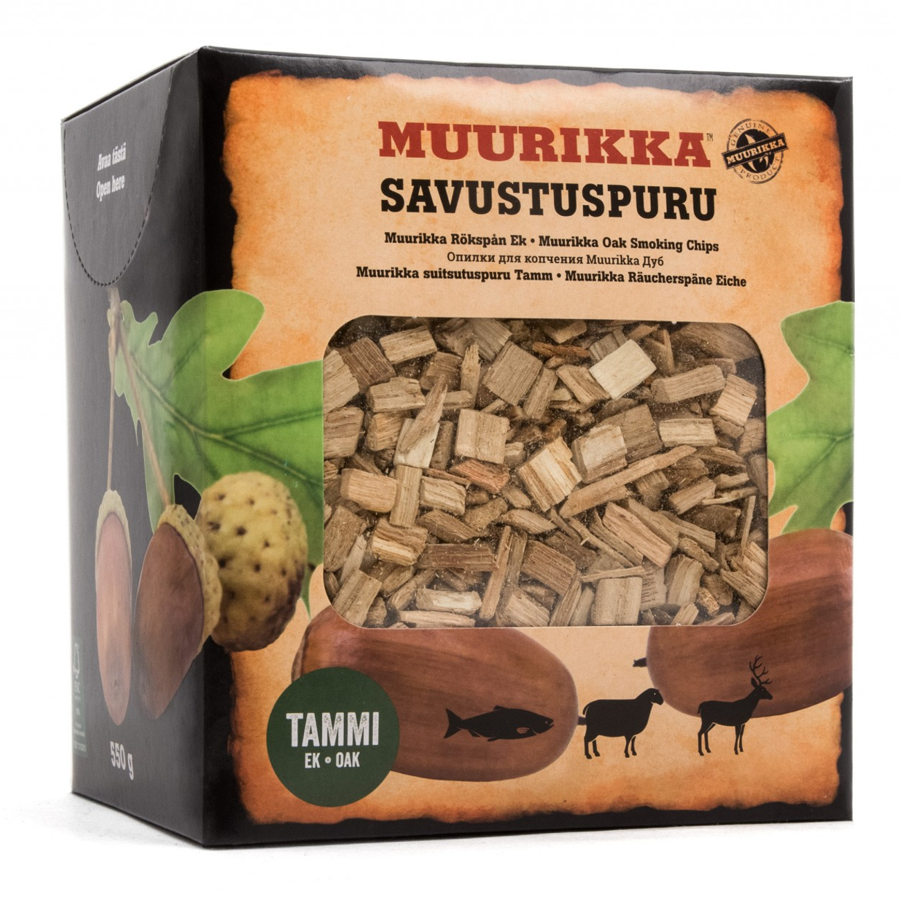 Muurikka Räucherspäne / Räucherchips Eiche 550g