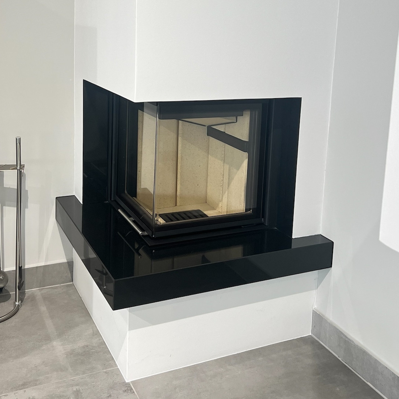 Kaminbausatz Imperial Smart 2PTH-S 7kW Eckkamin Rechts Hebetür