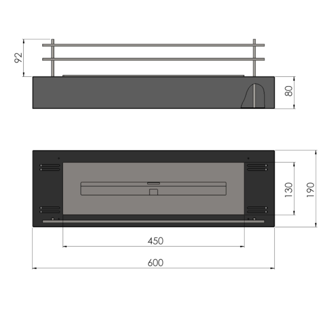 Fire Box 600 Ethanolkamin Fire Box 600 Ethanolkamin