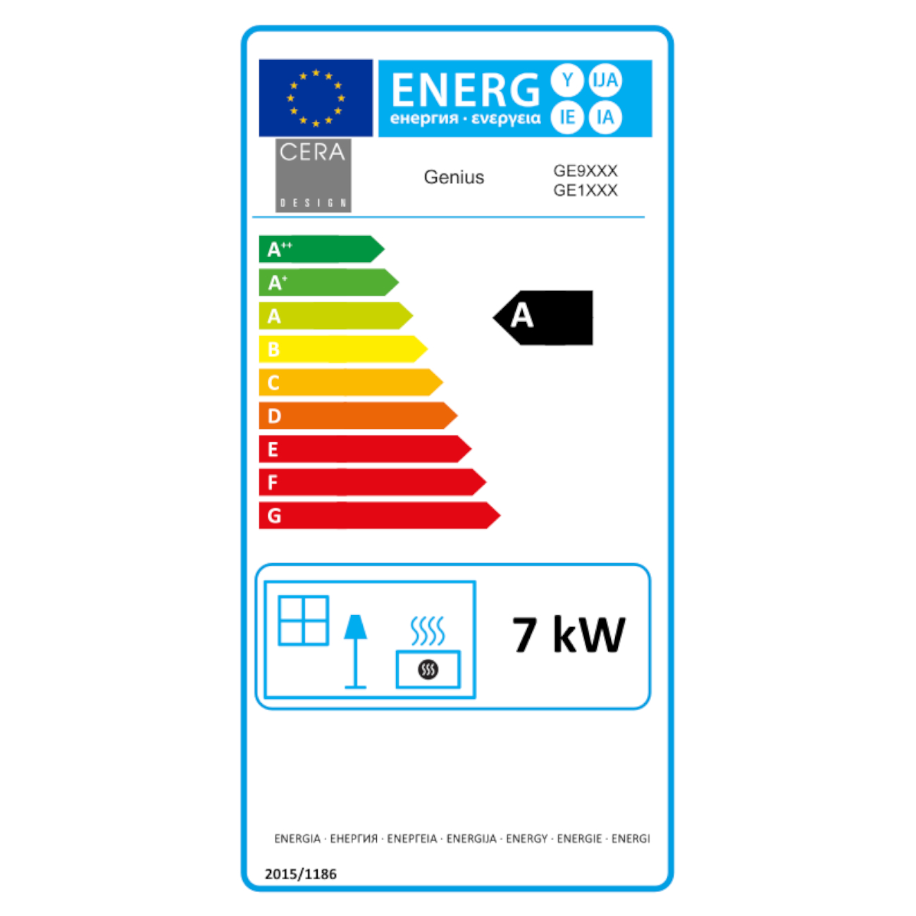 Genius Schwarz Kaminofen 7kW optionale Speicherung Genius Schwarz Kaminofen 7kW optionale Speicherung