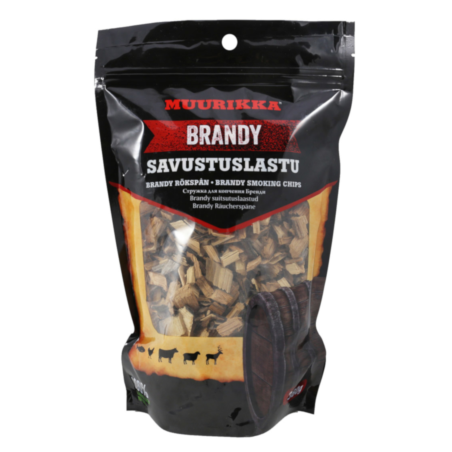 Muurikka Räucherspäne / Räucherchips Brandy 360g