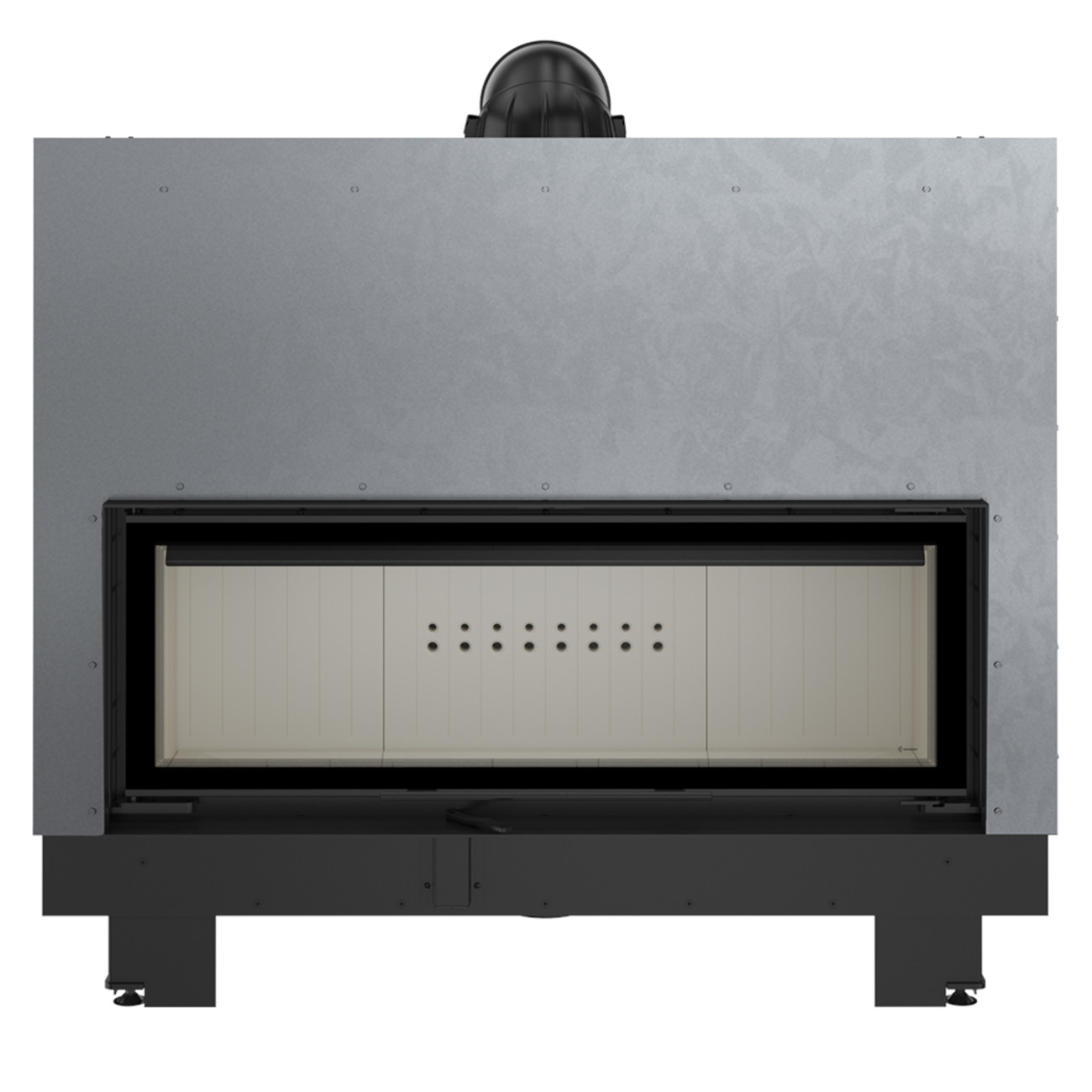 kratki_mb_120_front MB120 Panorama Warmluft-Kamineinsatz 20 kw