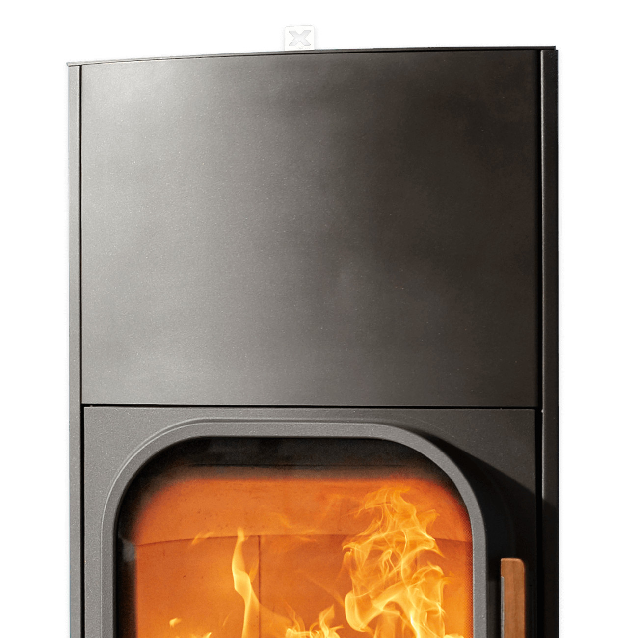 Kylie Xtra 2.0 Stahl Gussgrau Speicherofen 7kW RLU