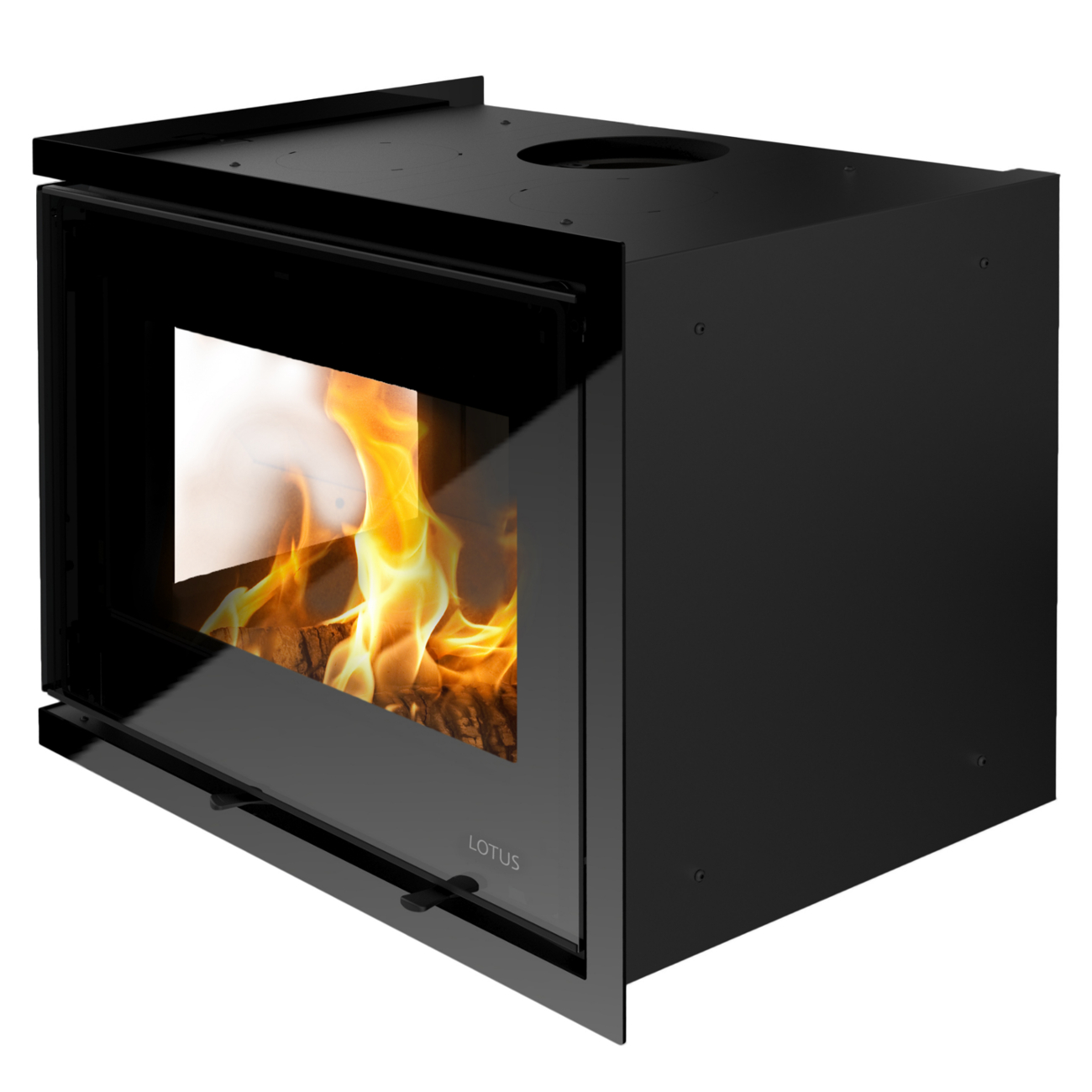 unico-12-web3 Unico 12 Eck-Kaminkassette zum Einbau 6kW Linksverglasung