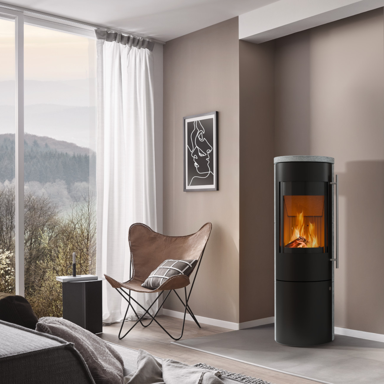 Alor Plus Serpentino Kaminofen 6kW RLU Alor Plus Serpentino Kaminofen 6kW RLU