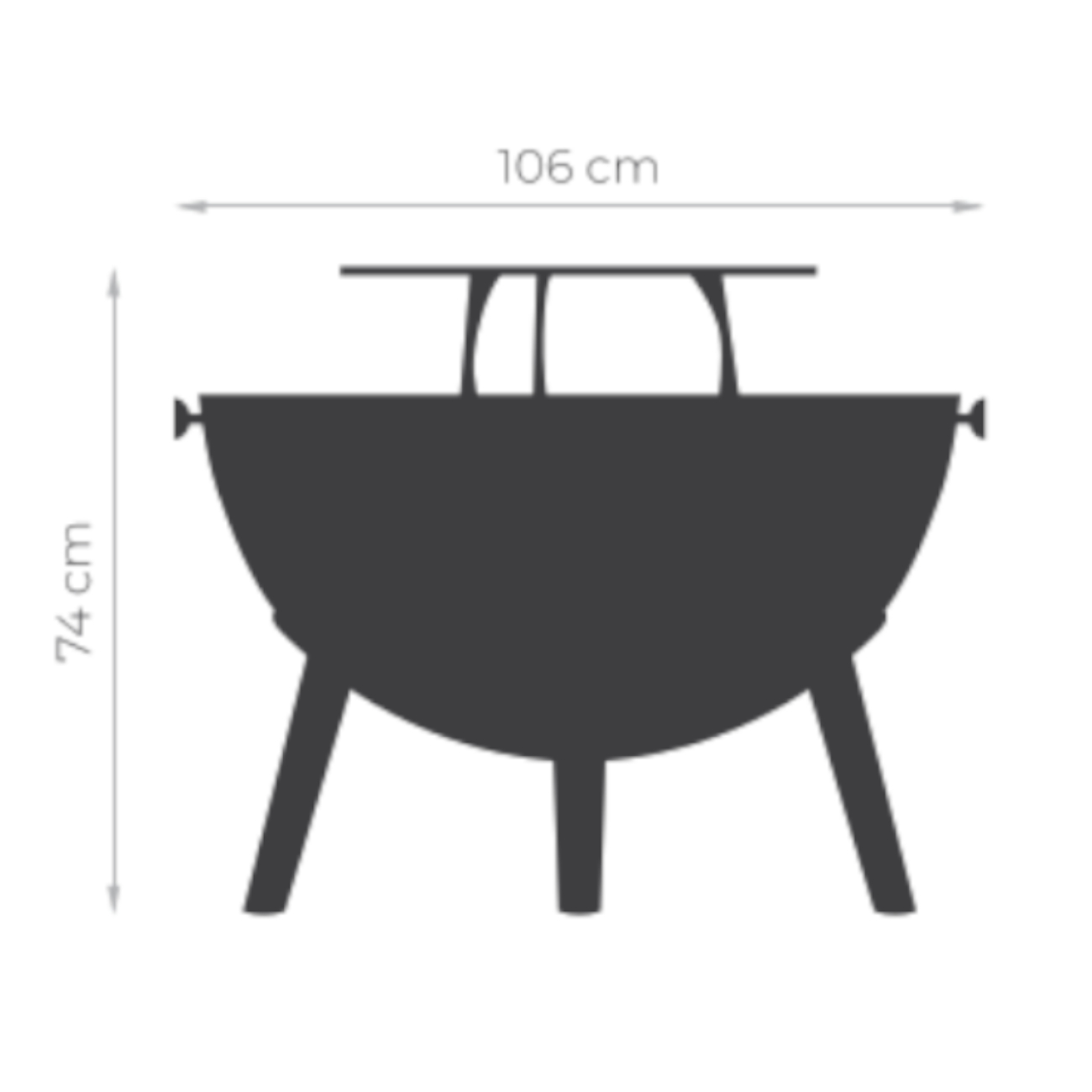 nexo-boule-1000-gartenkamin-plancha-grill-masse