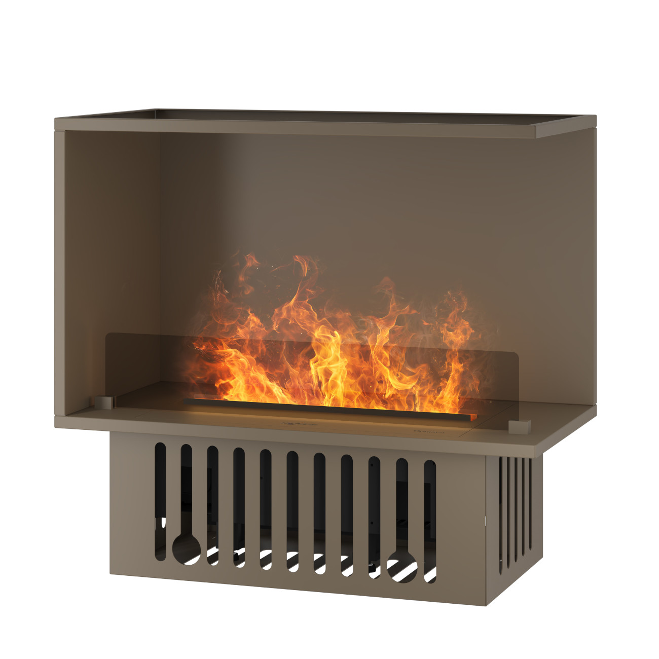 Invapo Inside R800 Optimyst® Beigegrau Wasserdampf Box Kamineinsatz Invapo Inside R800 Optimyst® Beigegrau Wasserdampf Box Kamineinsatz