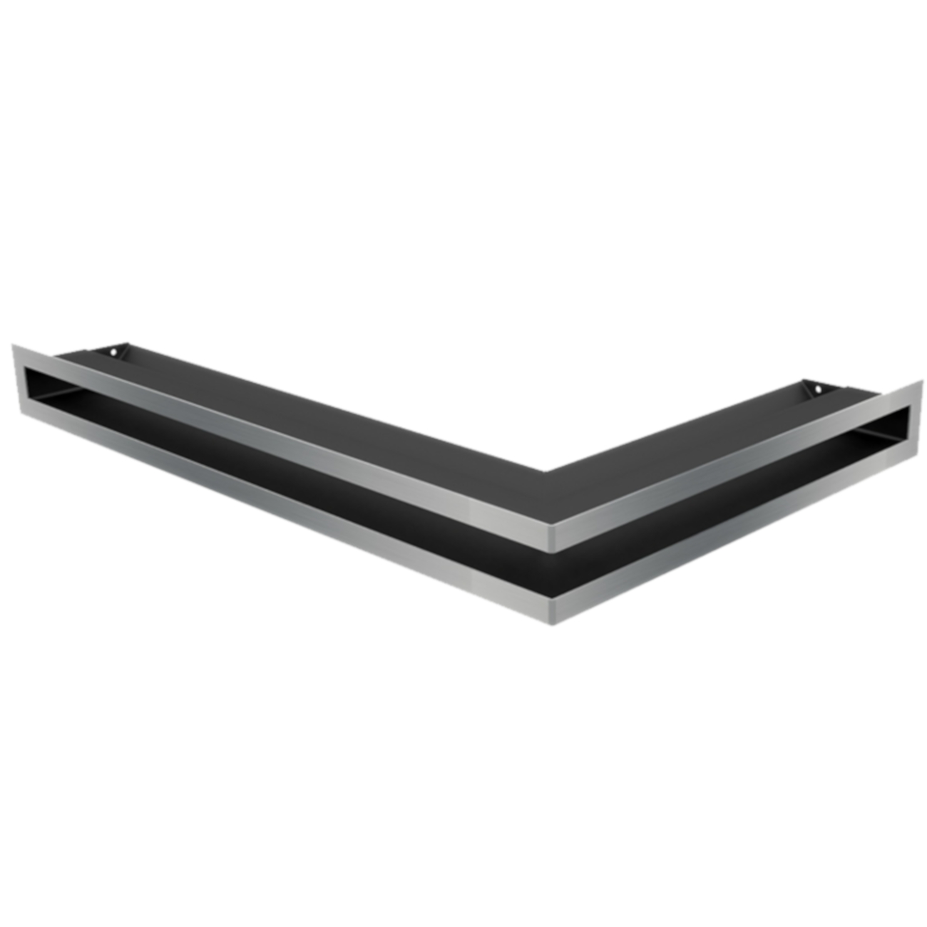 eckluftleiste-luft-nl-6-40-edelstahl Eckluftleiste LUFT Links 60x40 cm geschliffenem Stahl