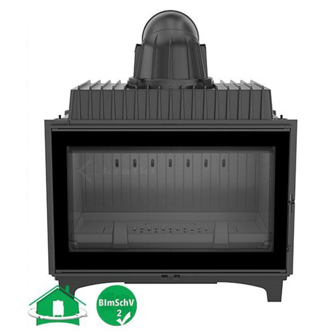 Franek 14 Warmluft Gusseisener Kamineinsatz 14kW