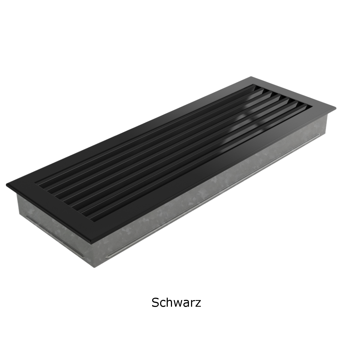 Lüftungsgitter FRESH Schwarz in verschiedenen Größen