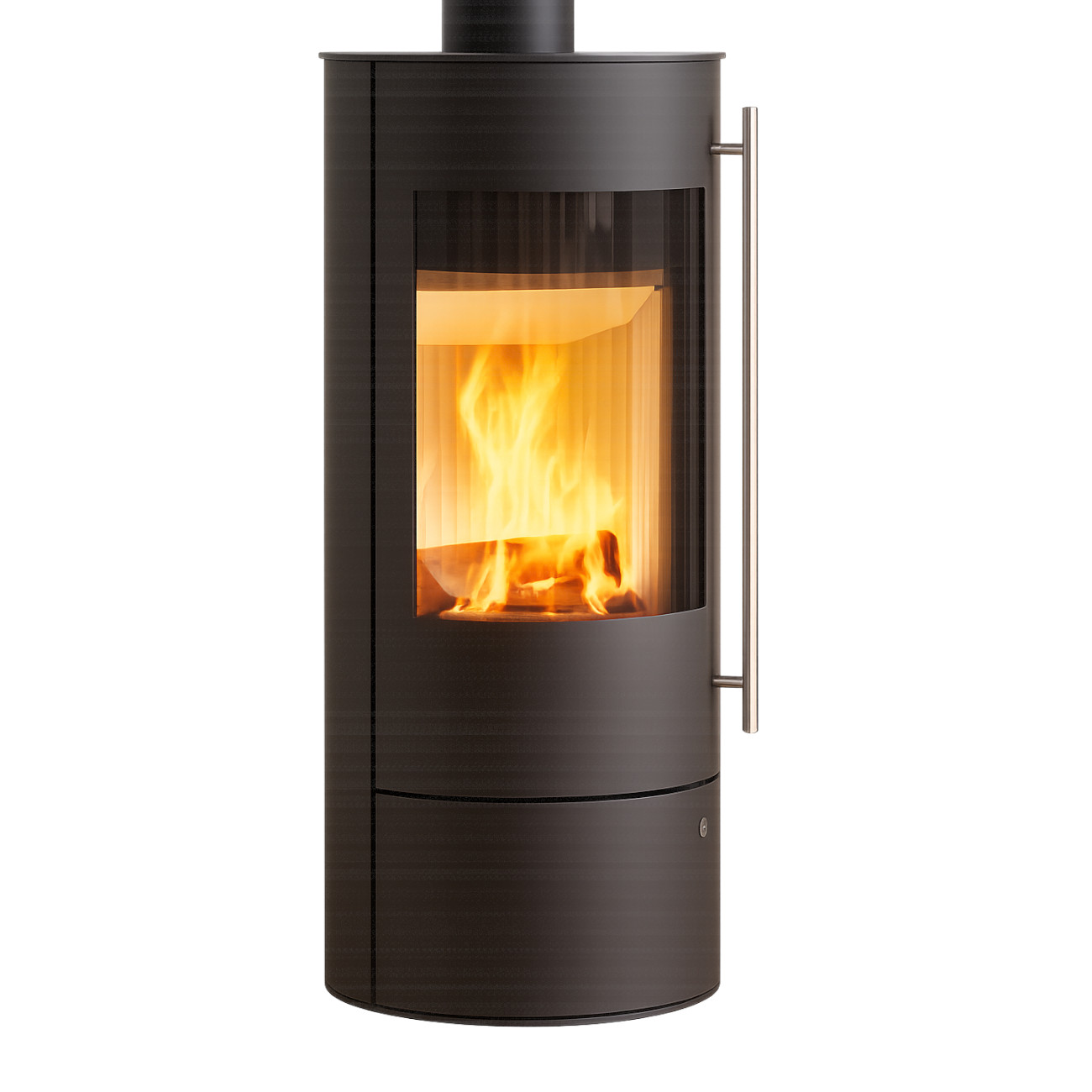 Muna Kaminofen Schwarz 6kW RLU